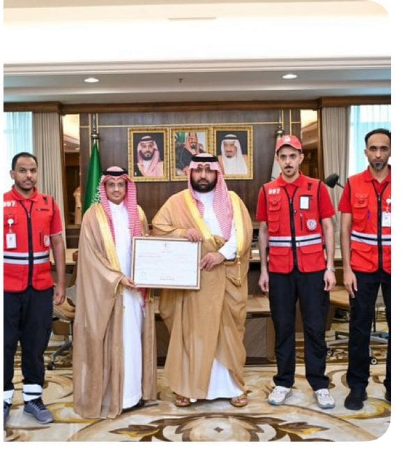 الهلال22 أمير جازان يستقبل مدير الهلال الأحمر ويثني على حصول الفرع على شهادة الجودة العالمية “ISO”
